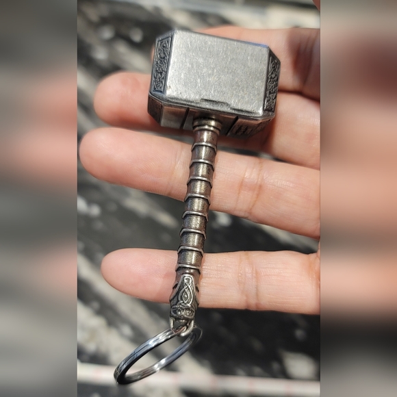 MCU Marvel Avengers Thor Mjoinor Hammer Pewter - Picture 1 of 12